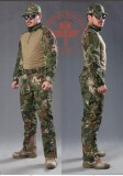 青蛙服真人CS纯棉蟒纹迷彩特种兵训练战术套装响尾蛇专业作战套服
