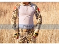 2015美国新款警黑迷彩服沙漠仿生服蟒纹青蛙服内置护具户外镭战